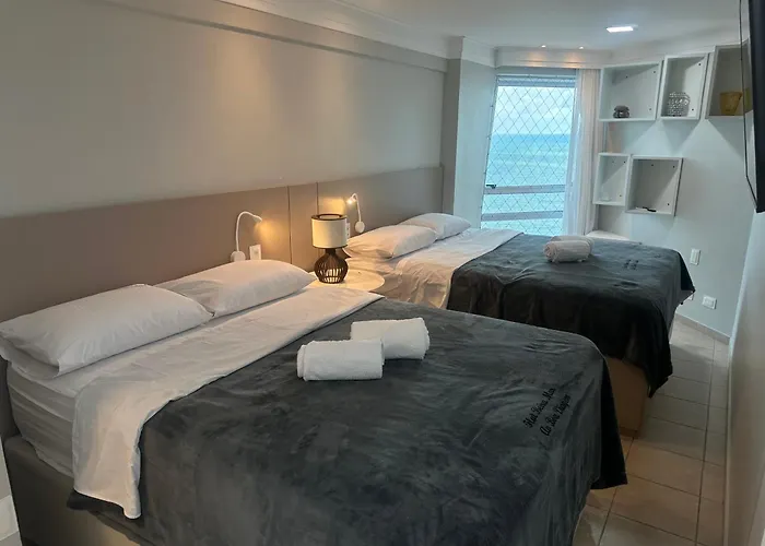 2704 Flat Beira Mar Av Boa Viagem Vista Deslumbrante E Com Cozinha